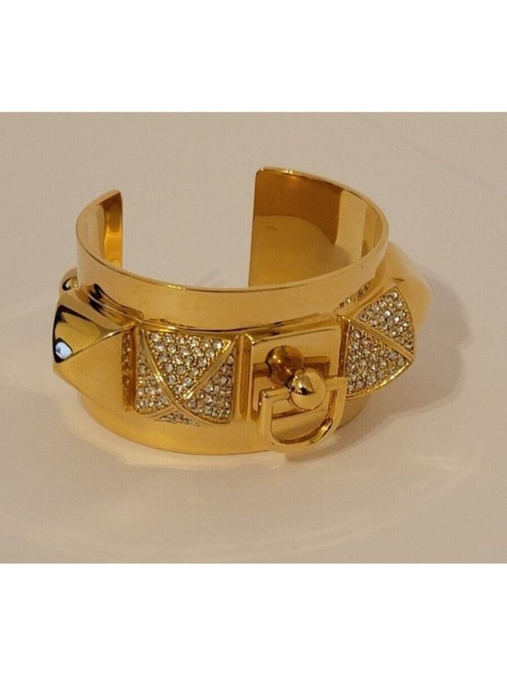 Juicy Couture Collier de Cuff Bracelet Pave Pyramid Bracelet